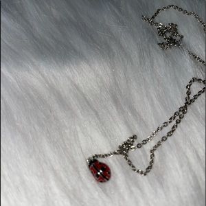 Genuine swarovski hello kitty necklace